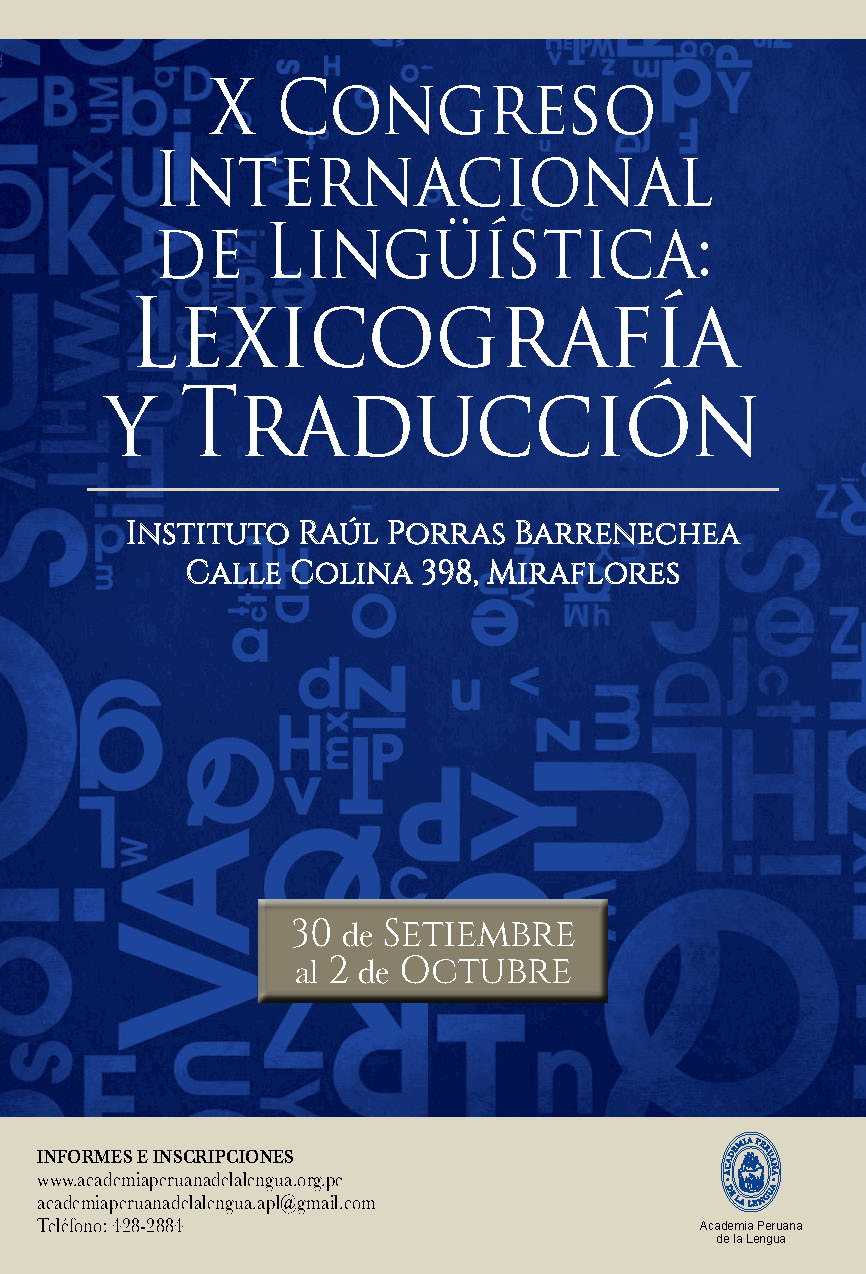 X Congreso Internacional De Ling Stica Lexicograf A Y Traducci N Noticia Asociaci N De