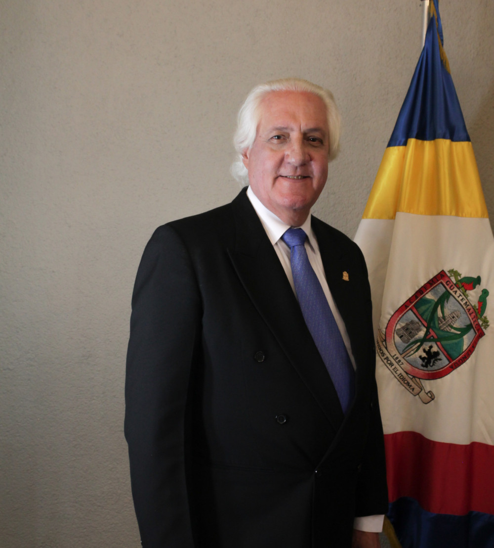 Dieter Lehnhoff, miembro de número de la Academia Guatemalteca de la Lengua.