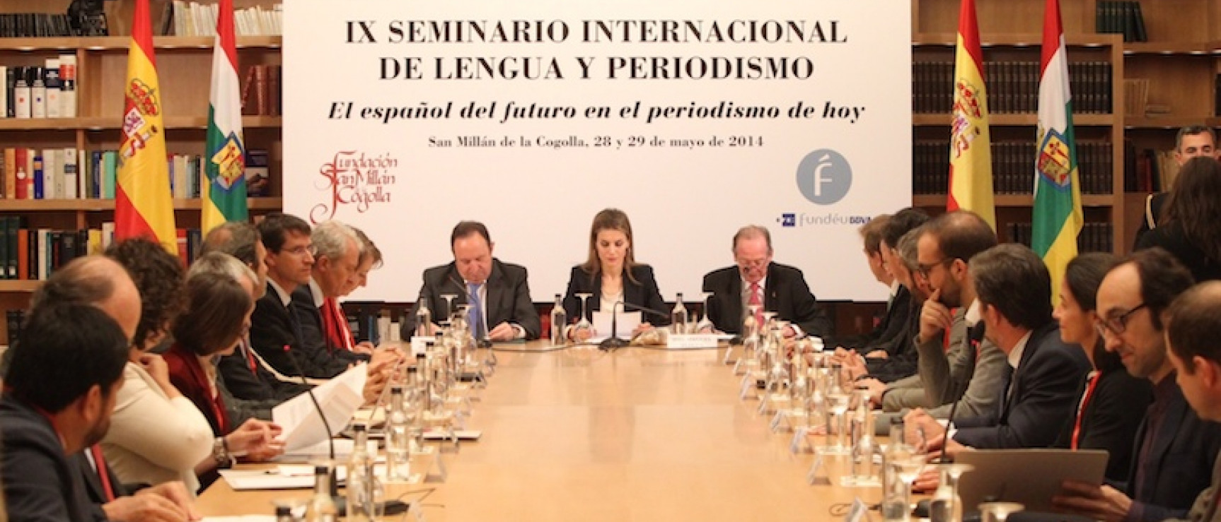 Sesión inaugural del seminario, en San Millán de la Cogolla.